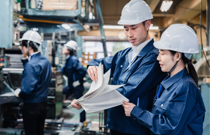 製造業の工場の様子